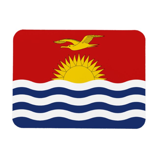 Imán Bandera de Kiribati (Horizontal)