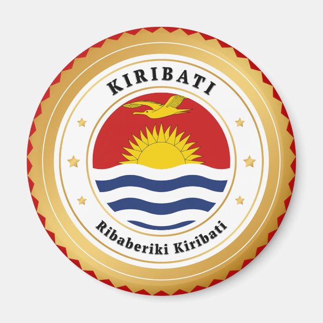 Imán Bandera de Kiribati (Frente)