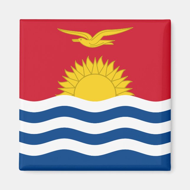 Imán Bandera de Kiribati (Frente)