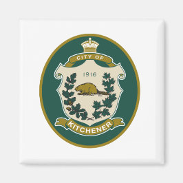 Imán Bandera de Kitchener (Ontario, Canadá)