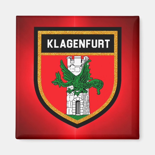 Imán Bandera de Klagenfurt (Frente)
