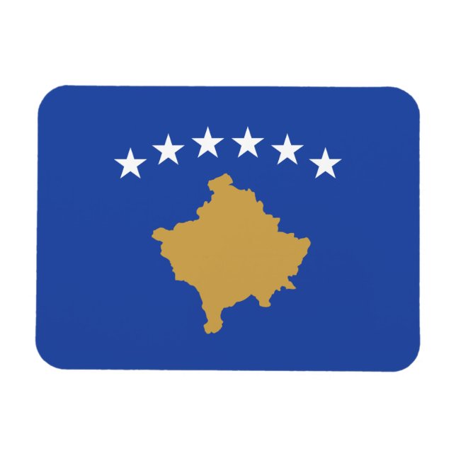 Imán Bandera de Kosovo (Horizontal)