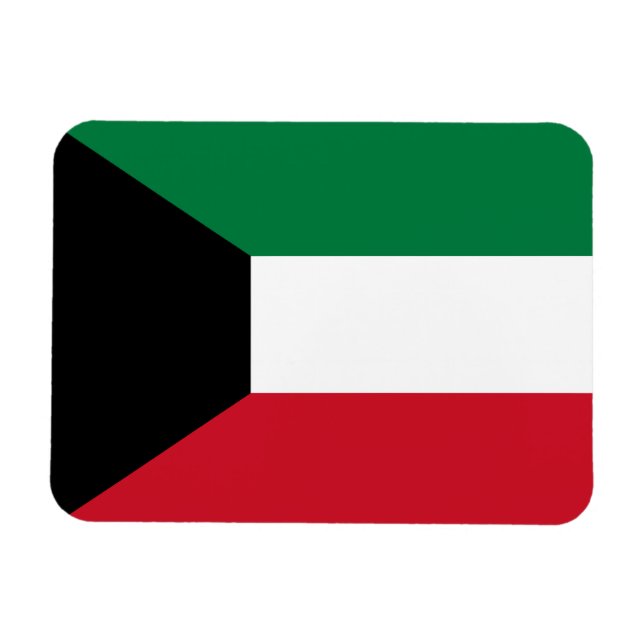 Imán Bandera de Kuwait (Horizontal)