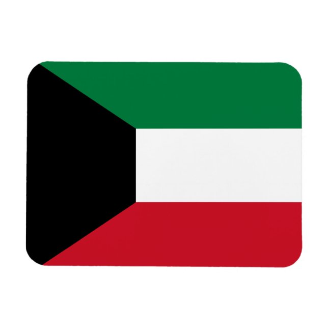 Imán Bandera de Kuwait (Horizontal)