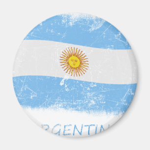Imán Bandera de la Argentina del Grunge