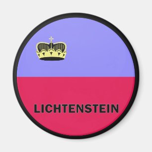 Imán Bandera de la calidad de Lichtenstein Roundel