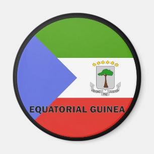 Imán Bandera de la calidad de Roundel de la Guinea