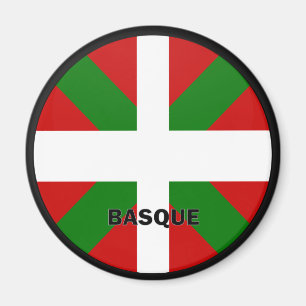 Imán Bandera de la calidad de Roundel del vasco