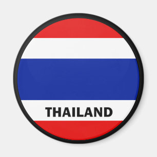 Imán Bandera de la calidad de Tailandia Roundel
