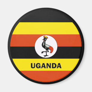 Imán Bandera de la calidad de Uganda Roundel