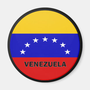 Imán Bandera de la calidad de Venezuela Roundel