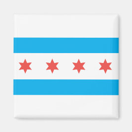 Imán Bandera de la ciudad de Chicago