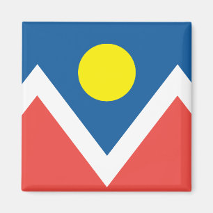 Imán Bandera de la ciudad de Denver