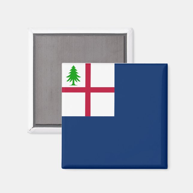 Imán Bandera de la colina Bunker (Anverso/Reverso)