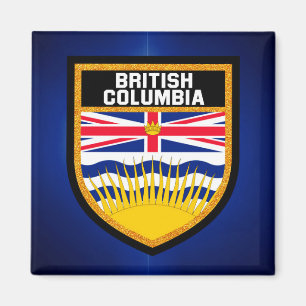 Imán Bandera de la Columbia Británica