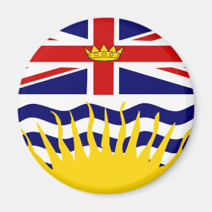 Imán Bandera de la Columbia Británica de Canadá