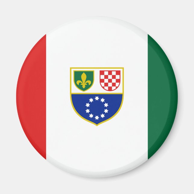 Imán Bandera de la Federación de Bosnia y Herzegovina (Frente)