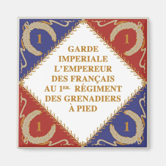 Imán bandera de la Guardia Imperial