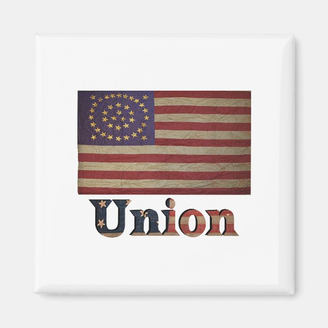 Imán Bandera de la Guerra Civil de la Unión ✨ Histórica (Frente)