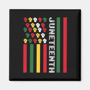 Imán Bandera de la historia negra afroamericana desde 1