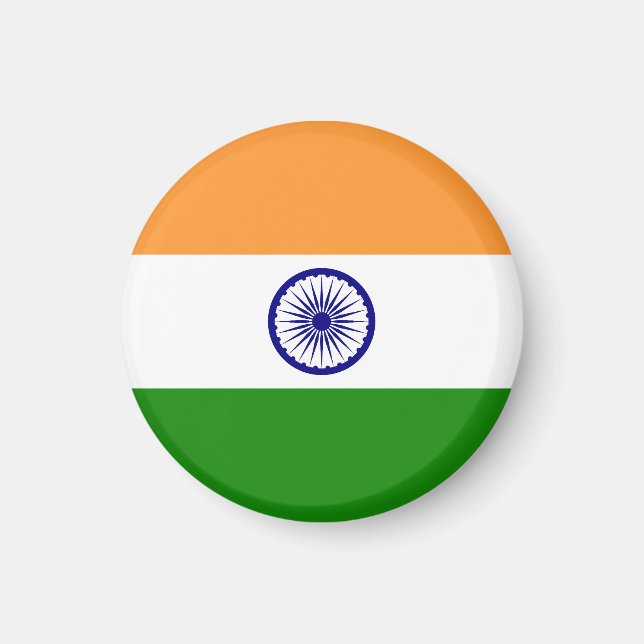 Imán Bandera de la India (Frente)