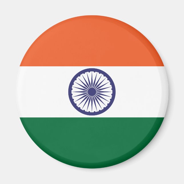 Imán Bandera de la India (Frente)
