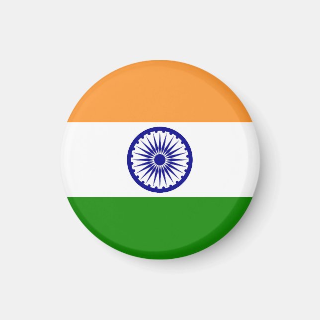 Imán Bandera de la India (Frente)