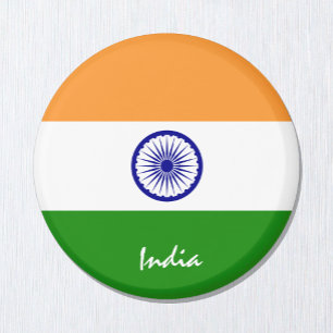 Imán Bandera de la India y Asia - hinchas de viajes y d