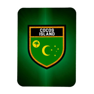 Imán Bandera de la isla de Cocos
