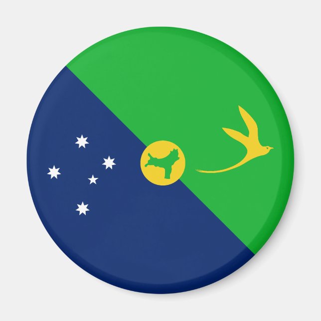 Imán Bandera de la isla de los navidades (Frente)