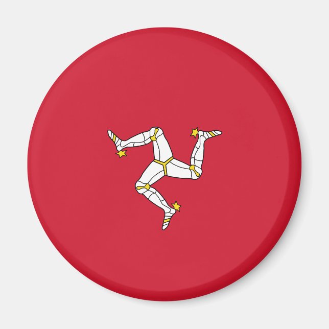 Imán Bandera de la Isla de Man (Frente)