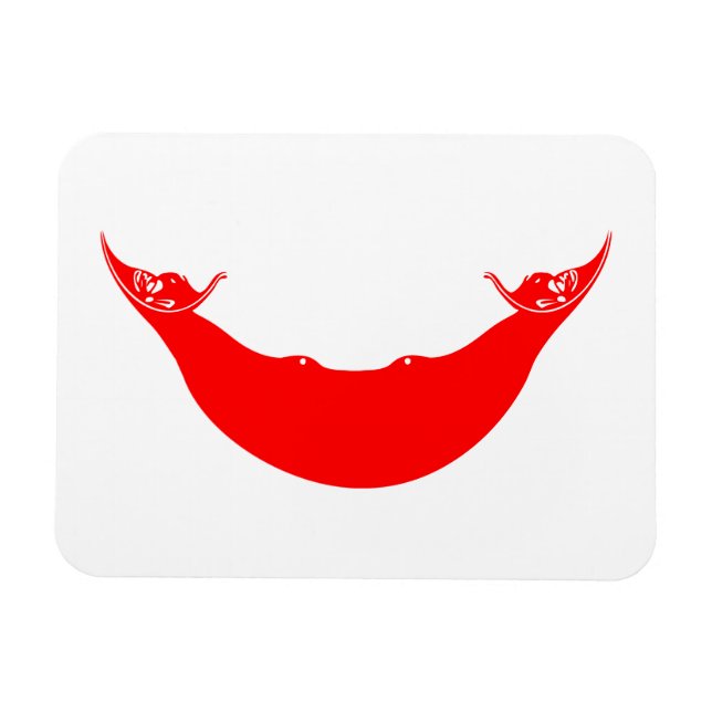 Imán Bandera de la Isla de Pascua (Horizontal)
