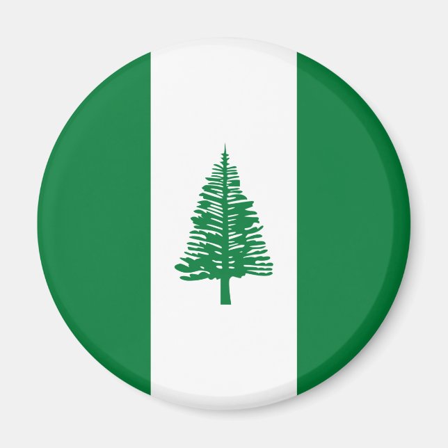 Imán Bandera de la Isla Norfolk (Frente)