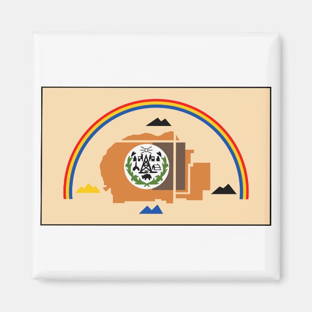 Imán Bandera de la Nación Navajo (Frente)