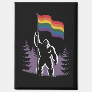 Imán Bandera de la nueva orgullo progresista LGBTQ Bigf