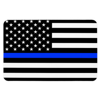 Imán Bandera de la policía delgada de la línea azul