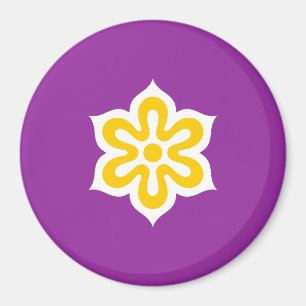Imán Bandera de la prefectura de Kioto, Japón