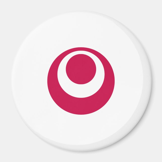 Imán Bandera de la prefectura de Okinawa, Japón (Frente)