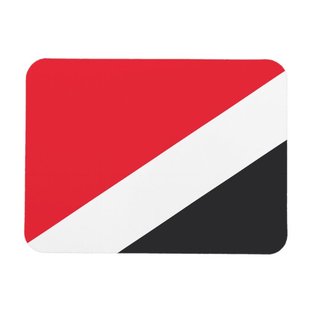 Imán Bandera de la Principality of Sealand (Horizontal)