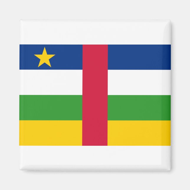Imán Bandera de la República Centroafricana (Frente)