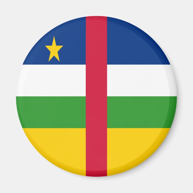 Imán Bandera de la República Centroafricana (Frente)