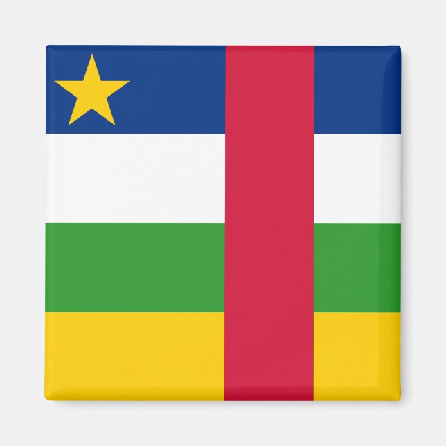 Imán Bandera de la República Centroafricana (Frente)