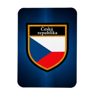 Imán Bandera de la República Checa