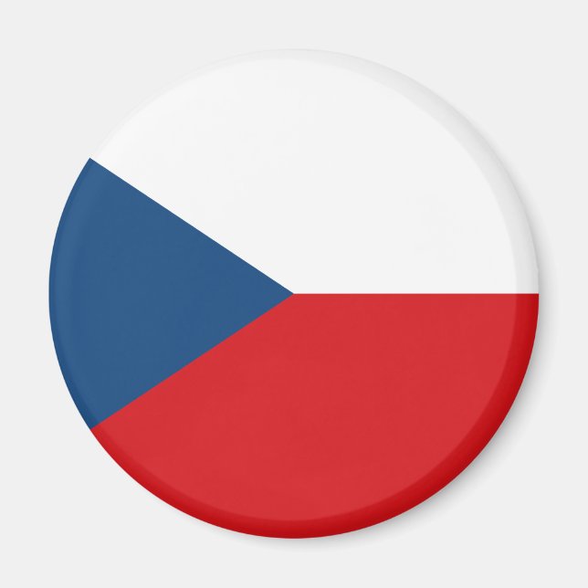 Imán Bandera de la República Checa (Frente)