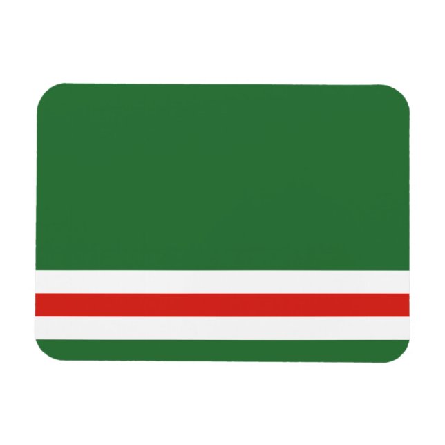 Imán Bandera de la República Chechena de Ichkeria (Horizontal)