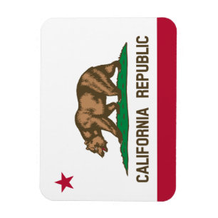 Imán Bandera de la República de California