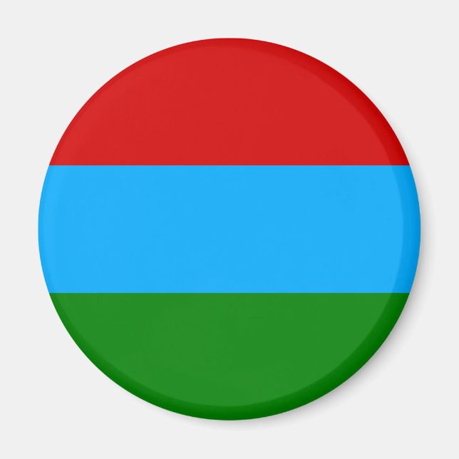 Imán Bandera de la República de Carelia (Frente)