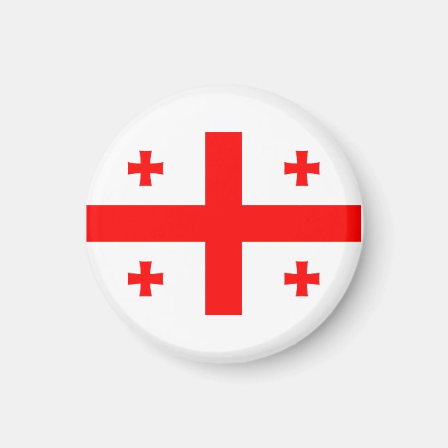 Imán Bandera de la República de Georgia (Frente)