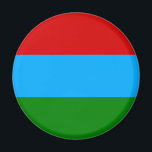 Imán Bandera de la República de Karelia<br><div class="desc">Bandera patriótica de la República de Karelia</div>