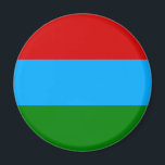 Imán Bandera de la República de Karelia<br><div class="desc">Bandera patriótica de la República de Karelia</div>